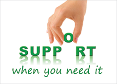 Support - when you need it